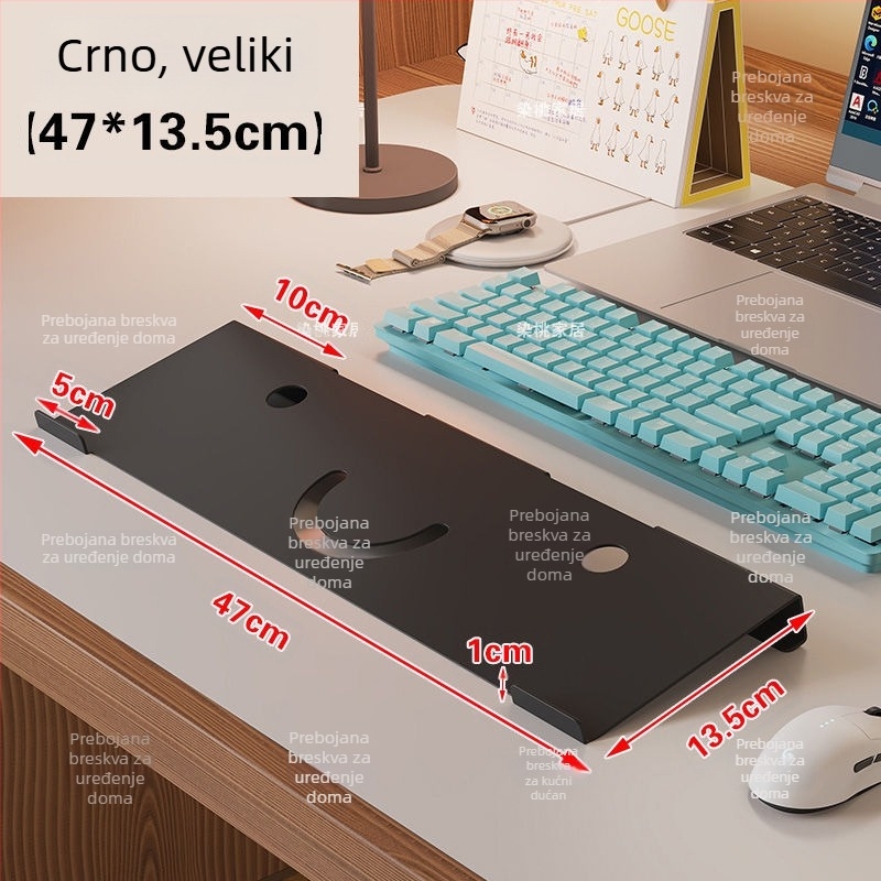 Držač za tipkovnicu za podizanje na stolno računalo – plastika, rotirajući dizajn, marka Source Library, lansiran srpanj 2024.
