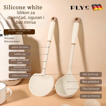Deshun silikon set kuhinjskih spatula – otporan na visoke temperature, prehrambena kvaliteta