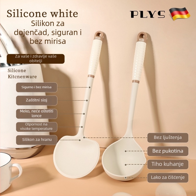 Deshun silikon set kuhinjskih spatula – otporan na visoke temperature, prehrambena kvaliteta