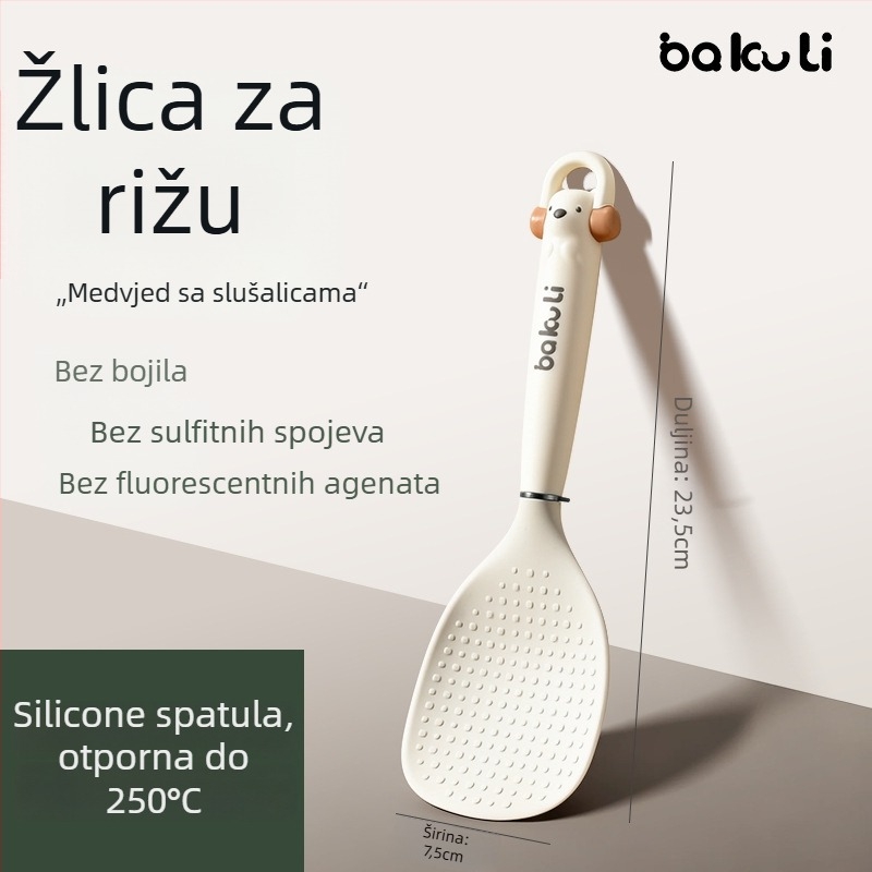 Deshun silikon set kuhinjskih spatula – otporan na visoke temperature, prehrambena kvaliteta