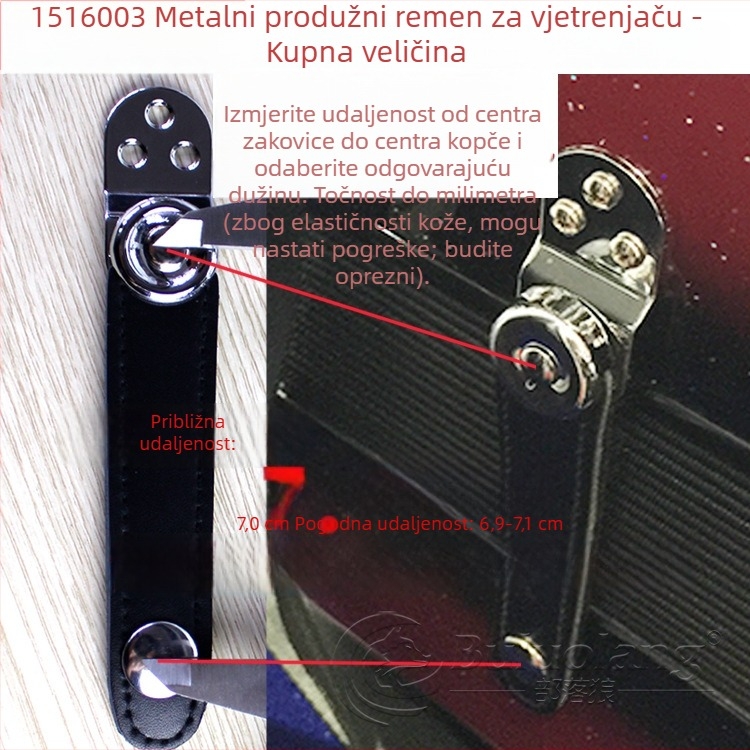 Bellows Buckle za akordeon – koža goveda, model 1516003, BULUOLANG, pribor za zapadne tipkovničke instrumente