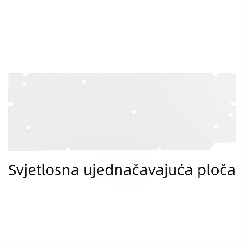 Jiadalong prozirno kućište tipkovnice, komplet s ekološkim PCB unutarnjim slojem za mehaničke tipkovnice
