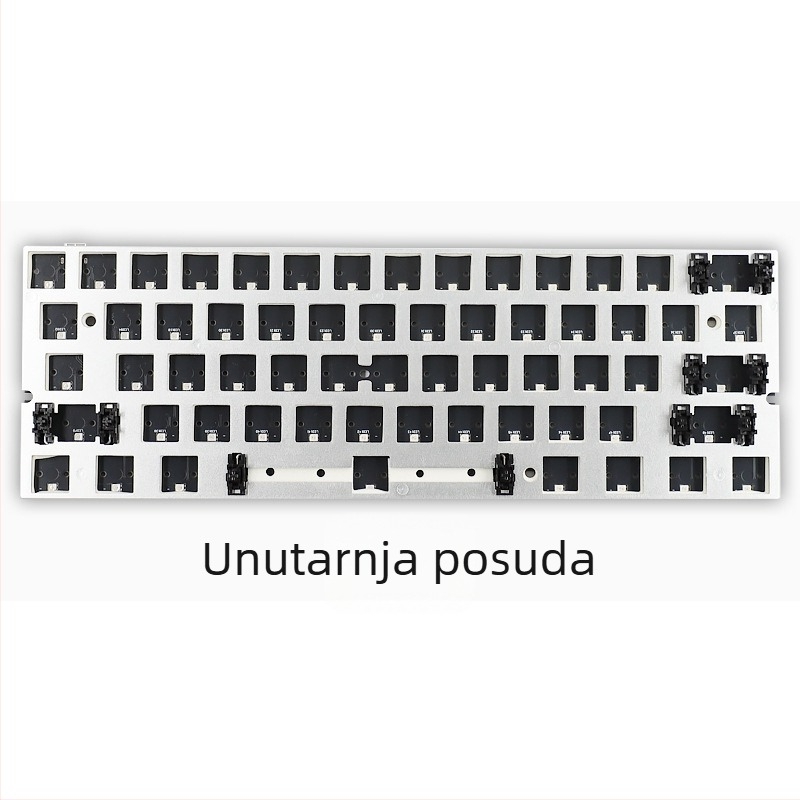 Jiadalong prozirno kućište tipkovnice, komplet s ekološkim PCB unutarnjim slojem za mehaničke tipkovnice