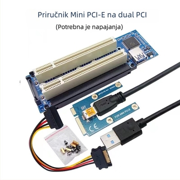 Adapter karta USB-PCI za video snimanje i kontrolu, CX12, ASM1083, bakreno jezgro, brzina prijenosa 500