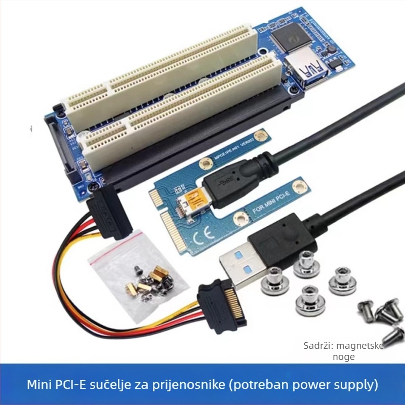 Adapter karta USB-PCI za video snimanje i kontrolu, CX12, ASM1083, bakreno jezgro, brzina prijenosa 500