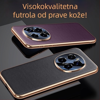 Kožna futrola za Honor Magic7, potpuna zaštita objektiva, vrhunska teleća koža, luksuzan dizajn
