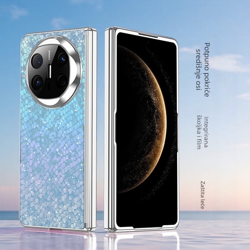 Kućište za Huawei MateX6 s elektroplatiniranim šarkama, puna zaštita, otpornost na pad