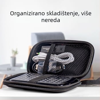 MAIWO KT02 PU futrola za tvrdi disk – prijenosna zaštitna torba, OEM obrada, uključuje 1 pakiranje za pohranu mobilnog tvrdog diska