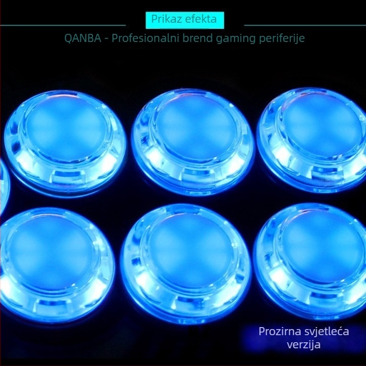QANBA osvijetljeni arcade gumbi 24/30 mm za joystick