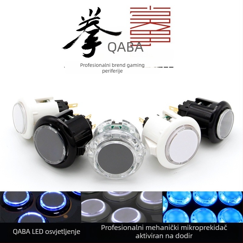QANBA osvijetljeni arcade gumbi 24/30 mm za joystick