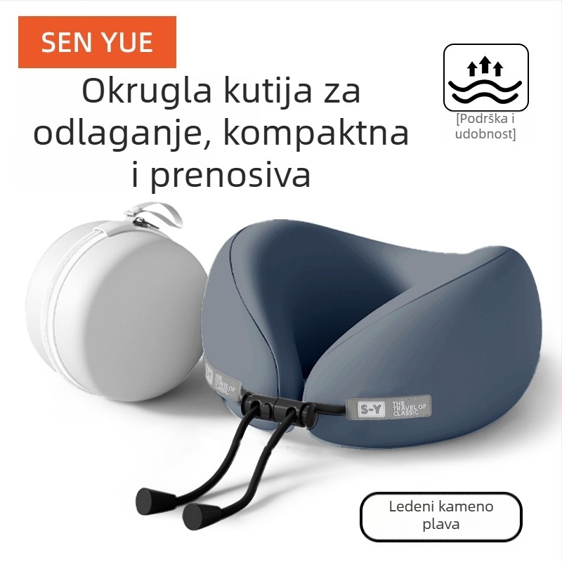 Nothing U-oblikovana putna jastučnica s memorijskom pjenom, minimalistički stil, univerzalna kompatibilnost