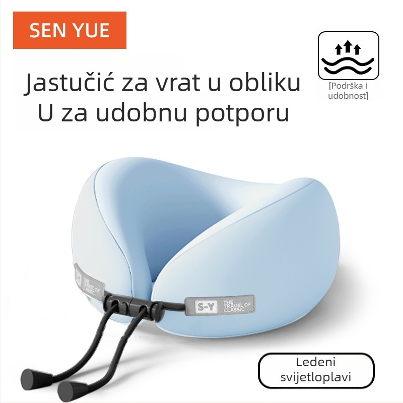 Nothing U-oblikovana putna jastučnica s memorijskom pjenom, minimalistički stil, univerzalna kompatibilnost