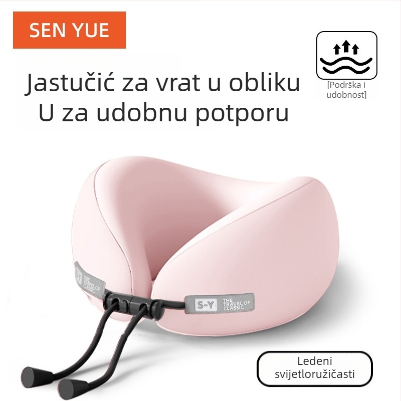 Nothing U-oblikovana putna jastučnica s memorijskom pjenom, minimalistički stil, univerzalna kompatibilnost