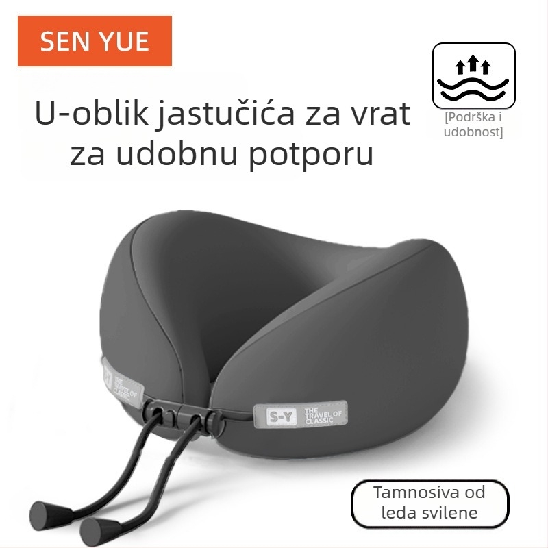 Nothing U-oblikovana putna jastučnica s memorijskom pjenom, minimalistički stil, univerzalna kompatibilnost
