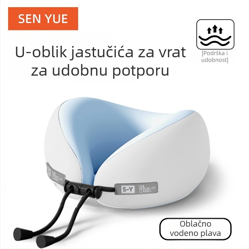 Nothing U-oblikovana putna jastučnica s memorijskom pjenom, minimalistički stil, univerzalna kompatibilnost