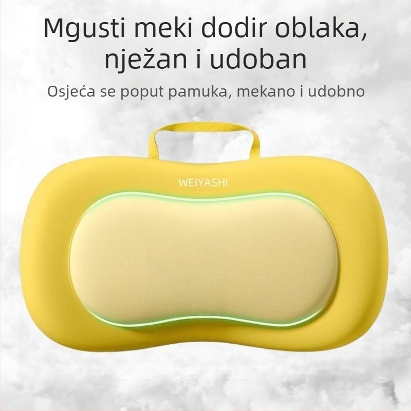 Unique pamukasta uredska jastučnica za dremanje uz stol — podrška za glavu i jastučić za struk — višenamjenska