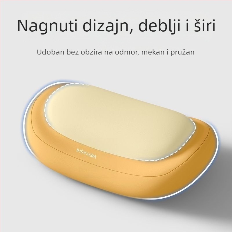 Unique pamukasta uredska jastučnica za dremanje uz stol — podrška za glavu i jastučić za struk — višenamjenska