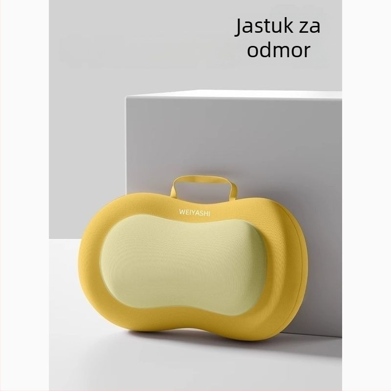 Unique pamukasta uredska jastučnica za dremanje uz stol — podrška za glavu i jastučić za struk — višenamjenska