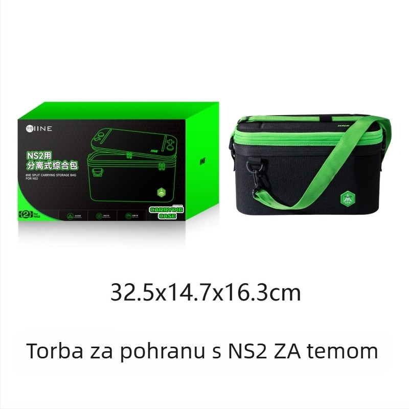 Set dodatne opreme za Switch2: torbica za pohranu, zaštitni kućište, temperirano zaštitno staklo zaslona, poklopci joysticka, EVA materijal