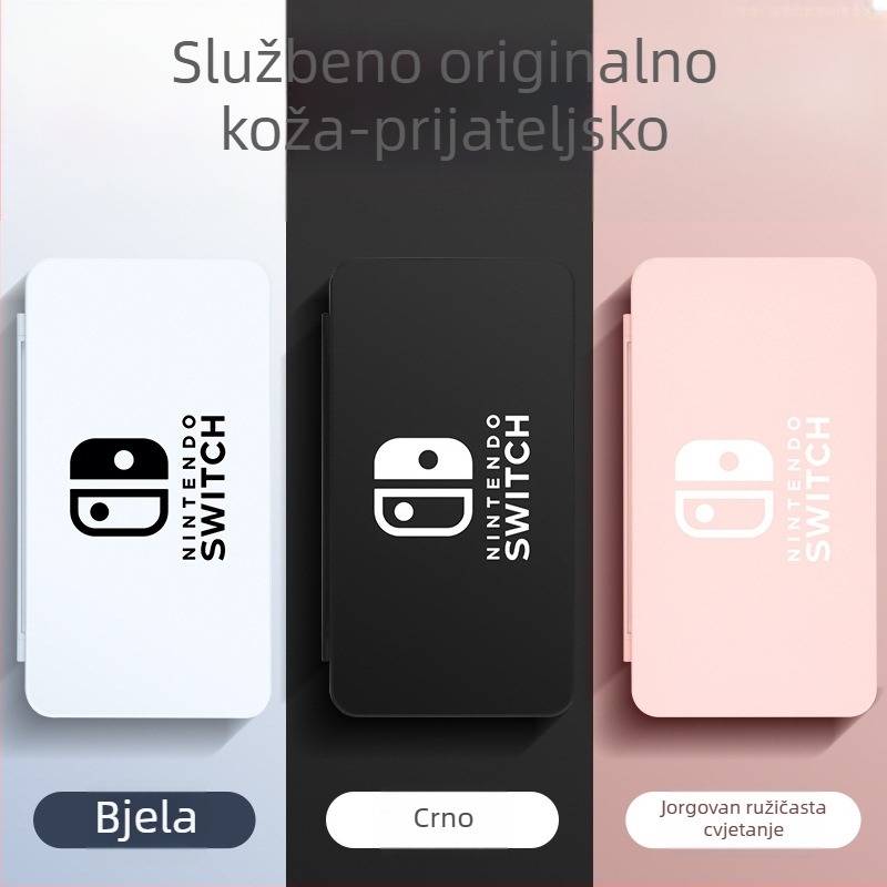 Kutija za Nintendo Switch kartice, magnetsko zatvaranje, ABS+EVA materijal, 24 kartica, prenosno