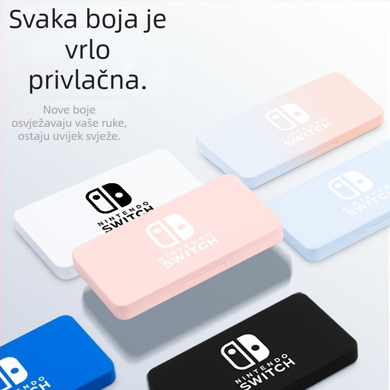 Kutija za Nintendo Switch kartice, magnetsko zatvaranje, ABS+EVA materijal, 24 kartica, prenosno