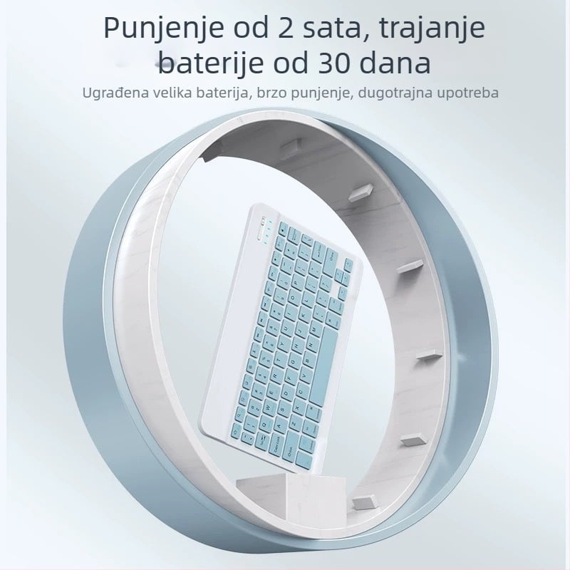 Kućište za tablet s podsvijetljenom Bluetooth tipkovnicom i pretincem za olovku, kompatibilno s Huawei MatePad SE11/11.5S, težina 0.75 kg, dužina napojnog kabela 0.3 m