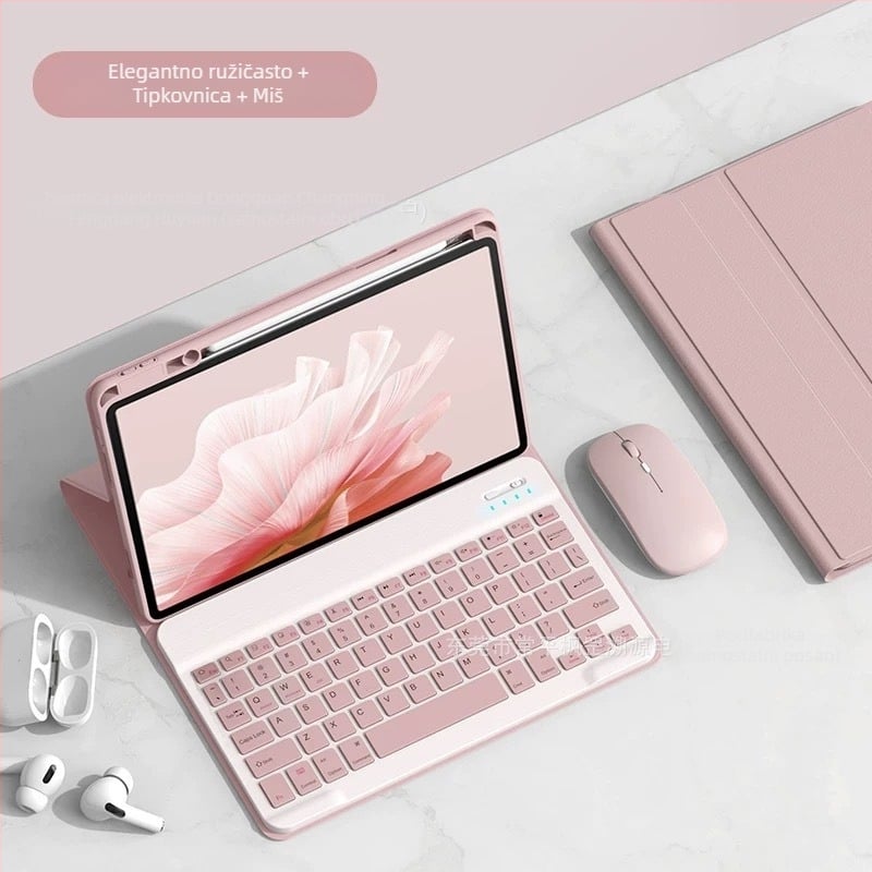 Kućište za tablet s podsvijetljenom Bluetooth tipkovnicom i pretincem za olovku, kompatibilno s Huawei MatePad SE11/11.5S, težina 0.75 kg, dužina napojnog kabela 0.3 m