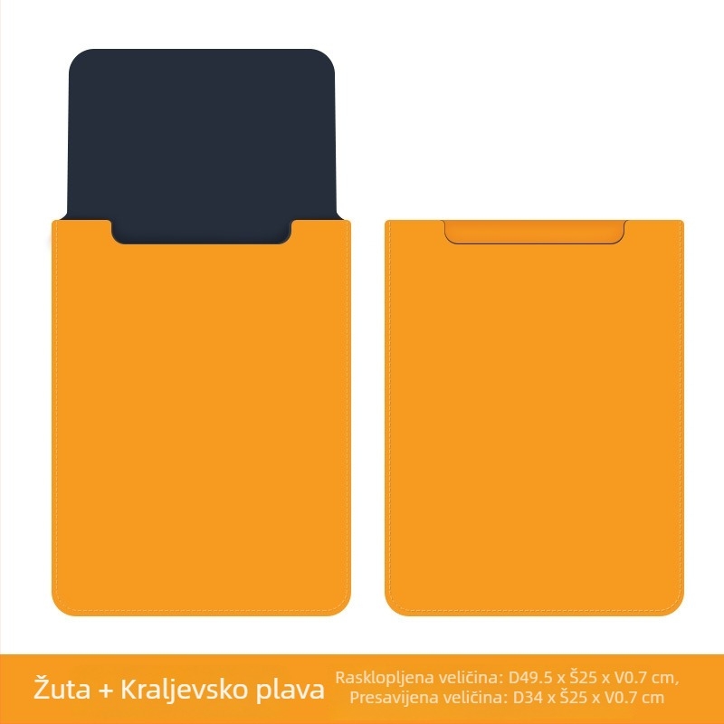Kožni vodootporni zaštitnik za MacBook 14 inča, zaštita od ogrebotina, s flanelom u unutrašnjosti