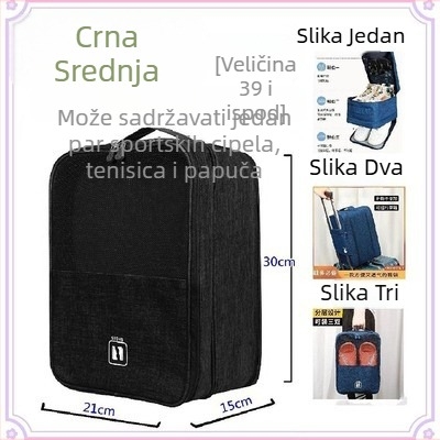 Poliesterski organizator za cipele, štedi prostor, prašinu otporn, multifunkcionalan za putovanja, set od 50 kutija za cipele