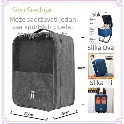 Poliesterski organizator za cipele, štedi prostor, prašinu otporn, multifunkcionalan za putovanja, set od 50 kutija za cipele