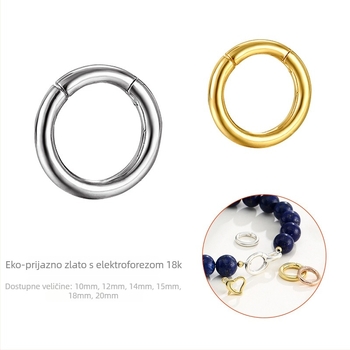 DIY spojni prsten za nakit s otvorenom petljom – bakar, elektroplatiniranje, Xin Hongtai, proljeće 2025