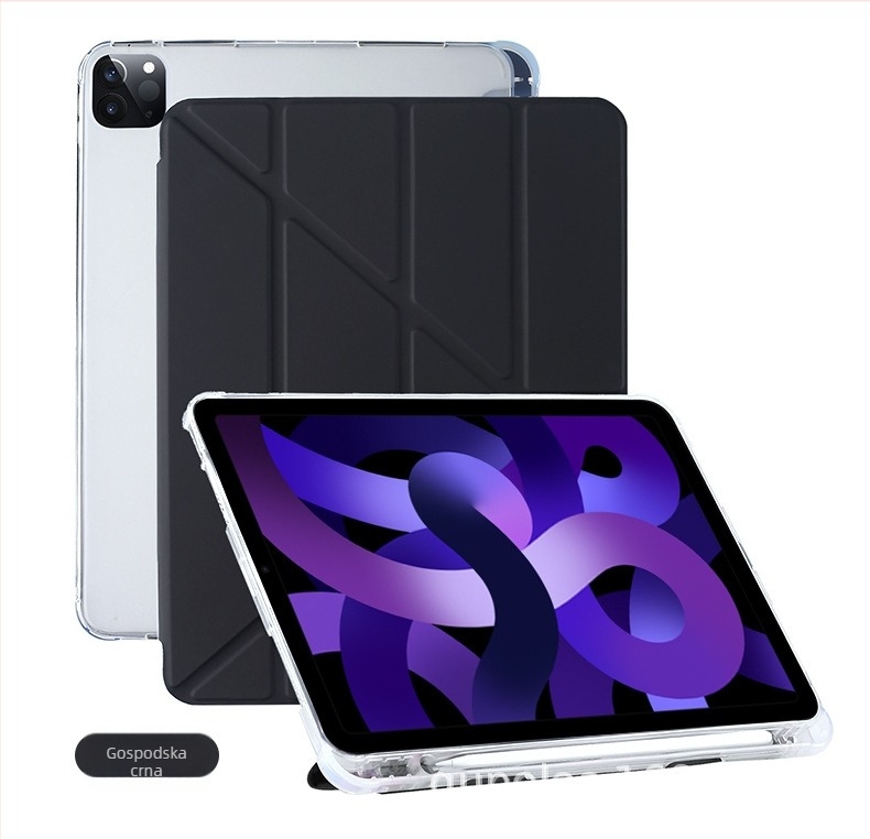 Zaštitna futrola s Y-presavijanjem za iPad 10.9, iPad Air 5, 10.2 iPad Pro 12.9 – TPU donji kućište i kožna futrola s utorom za olovku