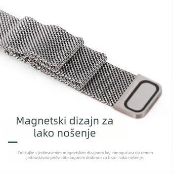 Apple Watch Milanese remen od nehrđajućeg čelika s magnetskim kopčom, porijeklo Shenzhen, zimsko izdanje 2024, svestran stil za gradski život