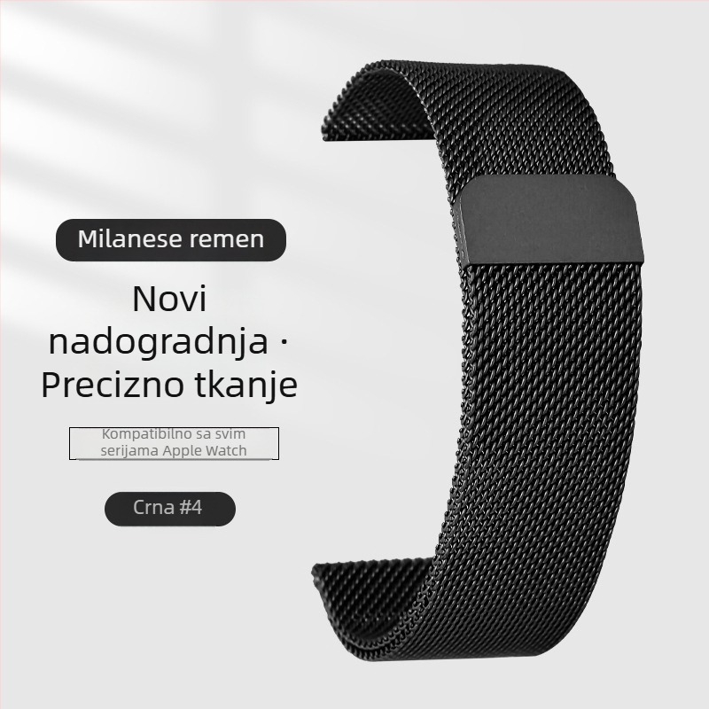 Milanese metalni kaiš za Apple Watch S9 s magnetskom kopčom
