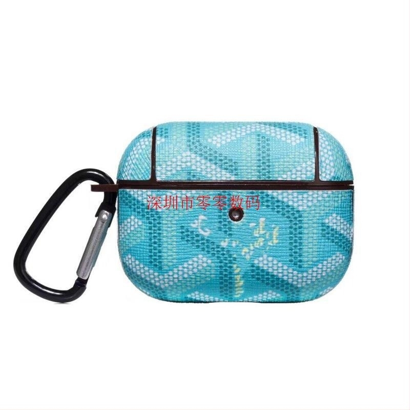 AirPods zaštitna futrola za Apple - uzorak dogtooth, umjetna koža, univerzalna kompatibilnost, konstrukcija ljepila
