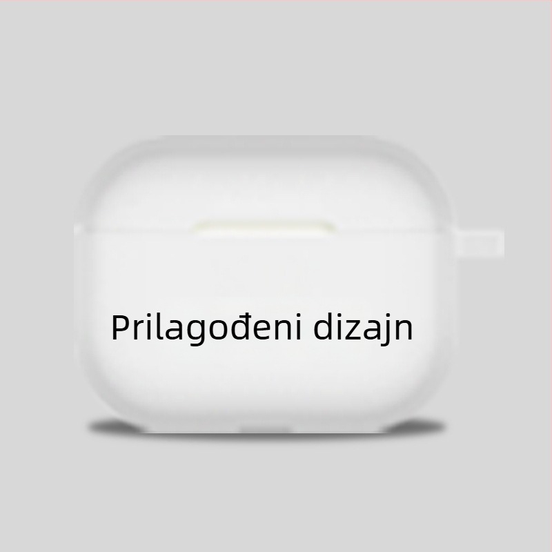 AirPods zaštitna maska — TPU, Frosted Soft-Shell, Injekcijsko oblikovanje, Prilagodljivo, Univerzalno