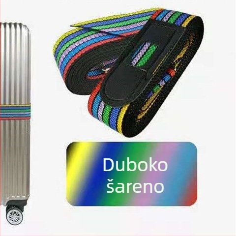 PU remen za prtljagu, debeli, podesivi, križno ojačani