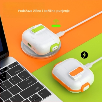 Zaštitna futrola za AirPods Pro 3 sa zaključnim držačem i izklopnim poklopcem, 5. generacija, novi model