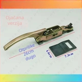 Hanghang prstenasta ručna spojka za električni trokolni zaključavanje tereta — Materijal: Drugo, Specifikacija: Veliki električni trokolni zaključivač (1 kom), Opseg primjene: Zaključavanje tereta