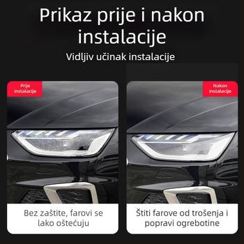 Prednje svjetlo automobila film za Toyota Camry, Highlander, RAV4, CHR, Land Cruiser | Hydrogel film | Marka: QiuYiming