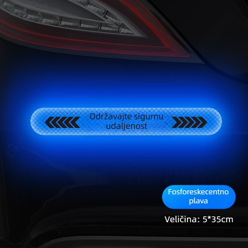 Naljepnice za karoseriju automobila – uzorak ogrebotine, stražnji dio, montaža usisnom čašom