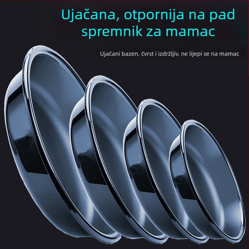 Trojedni set protiv pada za mamce za ribolov, plastična posuda za miješanje mamaca