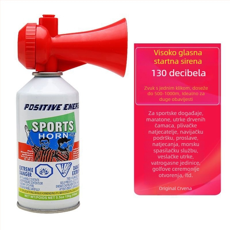 Startni rog za atletskim natjecanjima i utrkama drvenih čamaca; visokofrekvencijski početni signal