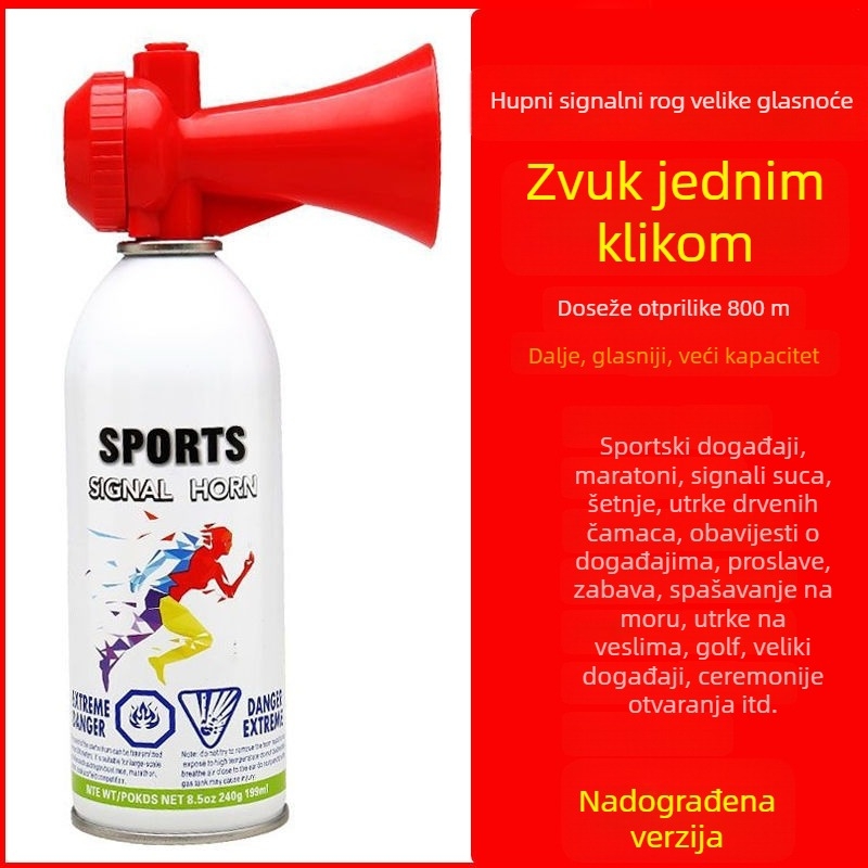 Startni rog za atletskim natjecanjima i utrkama drvenih čamaca; visokofrekvencijski početni signal