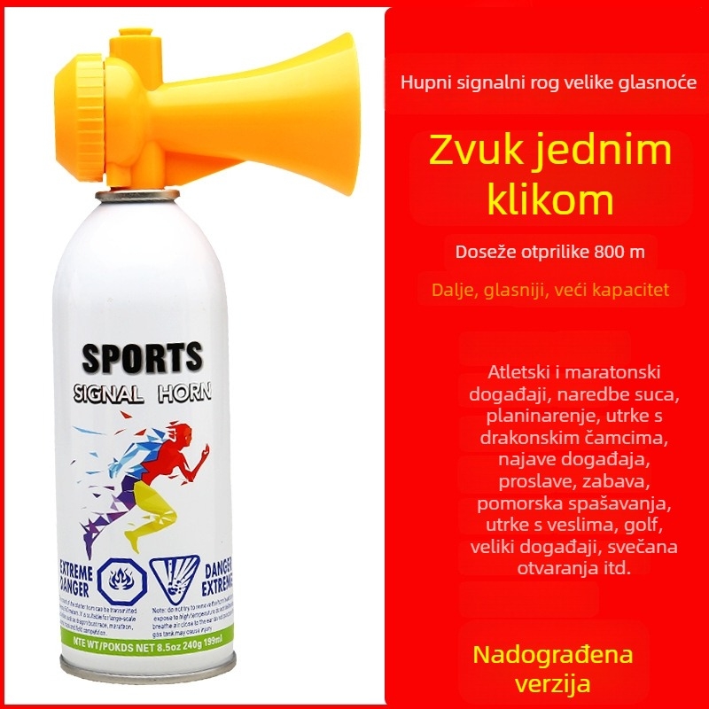 Startni rog za atletskim natjecanjima i utrkama drvenih čamaca; visokofrekvencijski početni signal