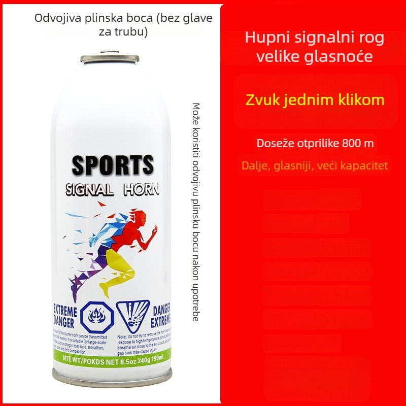 Startni rog za atletskim natjecanjima i utrkama drvenih čamaca; visokofrekvencijski početni signal