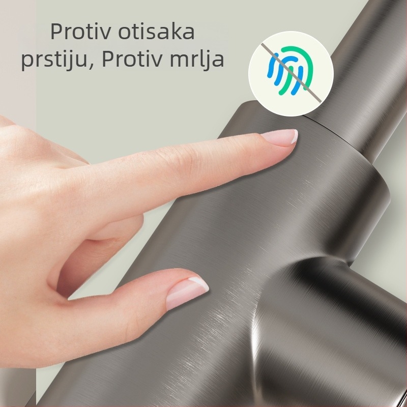 Kuhinjski faucet s izvučenjem, bakreni, model FA-9733, promjer priključka 15 mm, radna temperatura 0–80°C