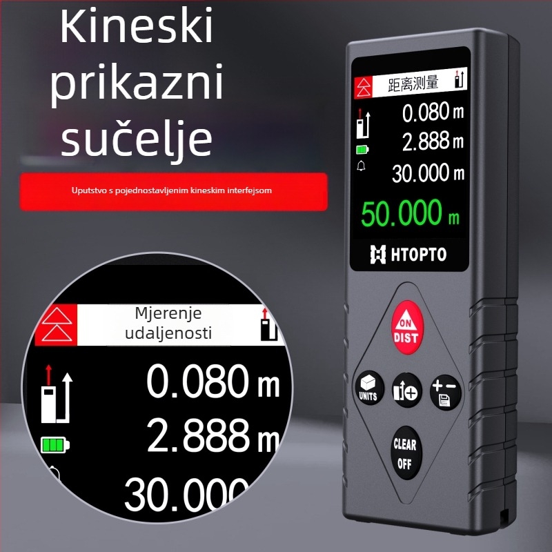 Laserski mjerač udaljenosti – ručni, infracrveni, digitalna ravnala