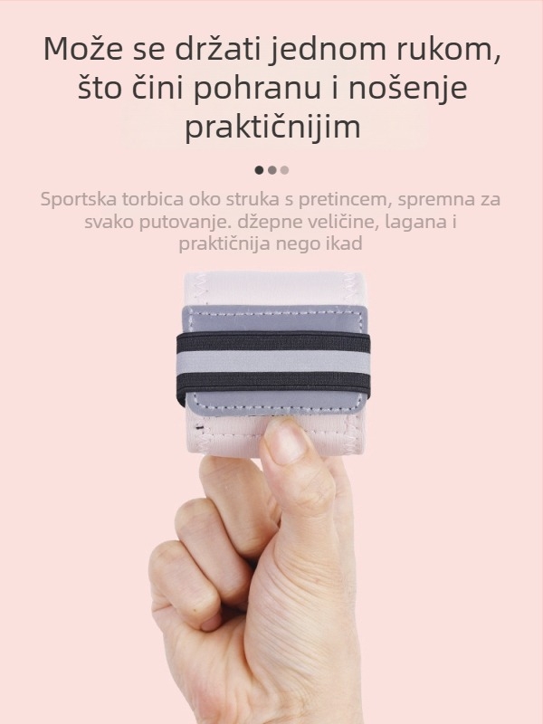Pojas za trčanje s držačem za telefon i Velcro zatvaračem – višefunkcijski dodatak za fitness, maraton i outdoor sportove