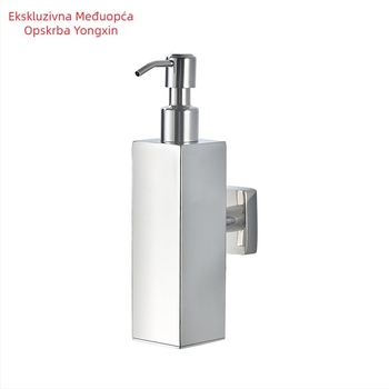 Dispenzer za sapunicu za kupaonicu, 304 nehrđajući čelik, ručno pritiskanje, Yongxin, moderan minimalistički stil (Završna obrada: sjajna; Težina: 440 g)